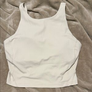 lululemon high neck align tank size 10 cream